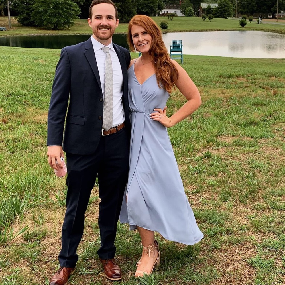Beautiful blue dress!